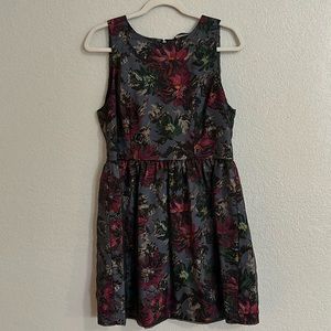 Felicity & Coco Dark Floral Mini Dress